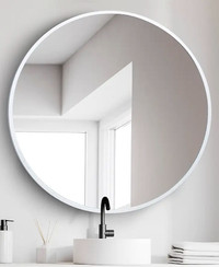 Umbra Hub 'Round' Wall Mirror 37" dia. (White)