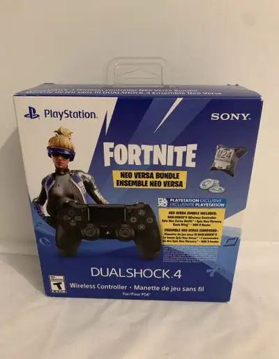 New Sony DualShock 4 Wireless ControllerFortnite Neo Versa Bundl, View more