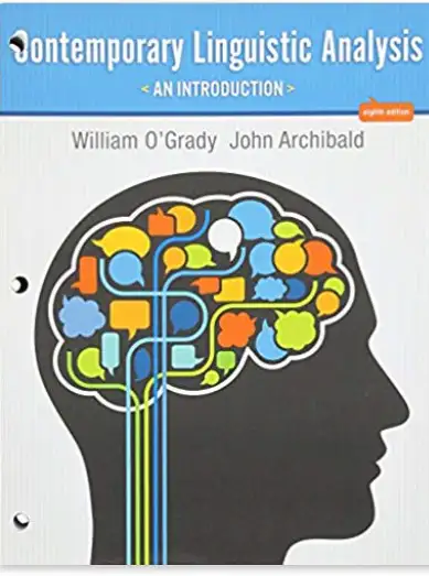 Book for sale: Contemporary Linguistic Analysis 8th edition, View more