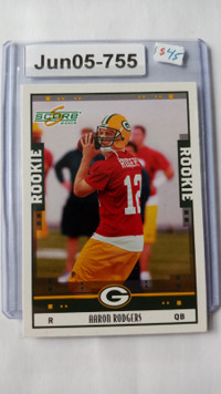 Aaron Rodgers 2005 Score Green Bay Packers Rookie rc 352 QB card