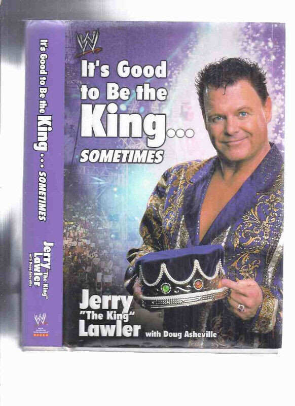 Jerry The KING Lawler WWE wrestling star SIGNED in Non-fiction in Oakville / Halton Region