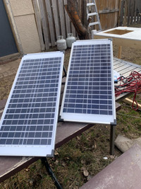40 watt , 12 Volt 2 40 watt 12 volt Crystalline Solar panels 