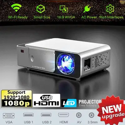 Projecteur LED HD 3500 Lumens 4K WIFI Projector Cinema Maison, View more