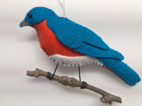 Felted Wool Birds