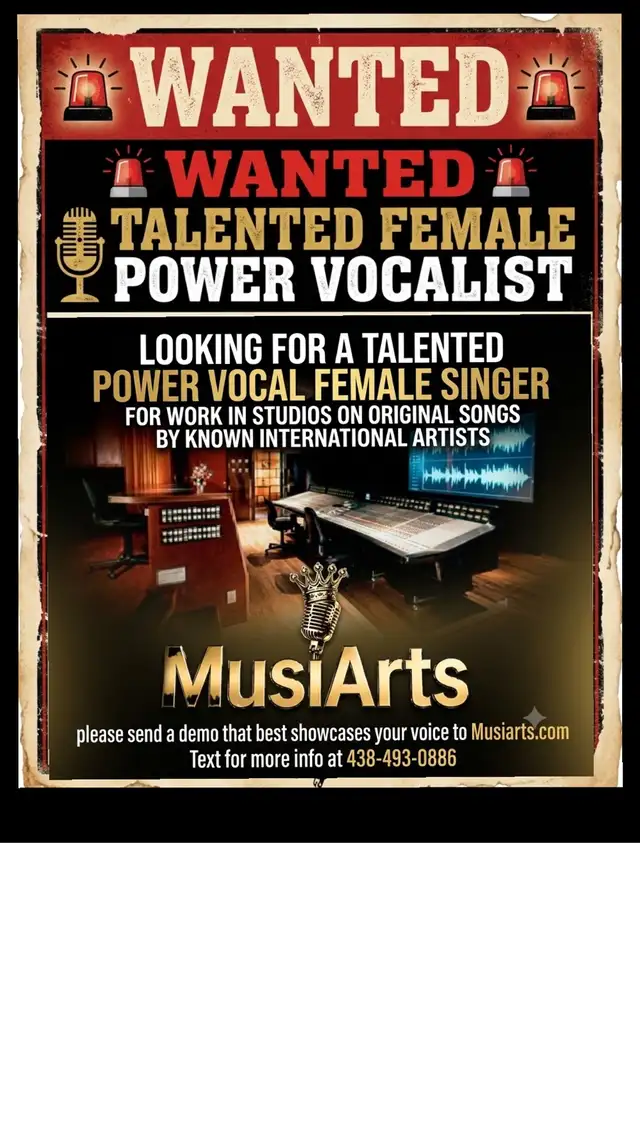 Female singer vocals