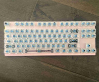 Clear and pink keyboard 