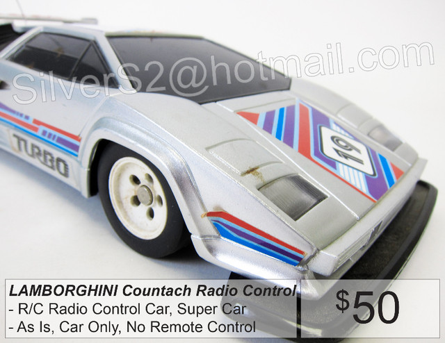 ~ LAMBORGHINI Countach Radio Control RC Car Only SilverBlack ~ in Other in City of Toronto - Image 2