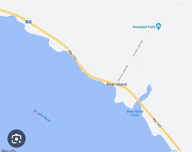 Looking for land on Route 105, Bear Island, NB in Land for Sale in Fredericton