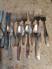 Vintage Air Canada Silverplated Flatware.Reduced!