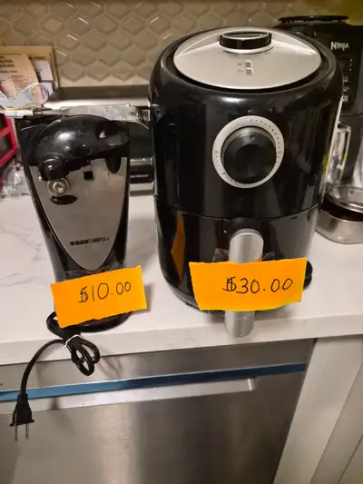 Air Fryer  & Black and Decker Can-opener, View more