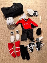Maplelea Hockey Equipment fits American Girl Doll - Full Set