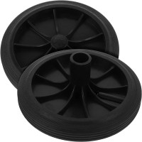 Cabilock 2Pcs Small Trash Can Replacement Wheel Rubber