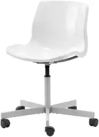 one Ikea SNILLE Swivel chair, white
