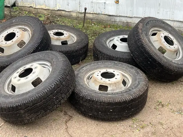 2023 dodge ram dually rims and snow tires in Tires & Rims in Grand Bend - Image 2