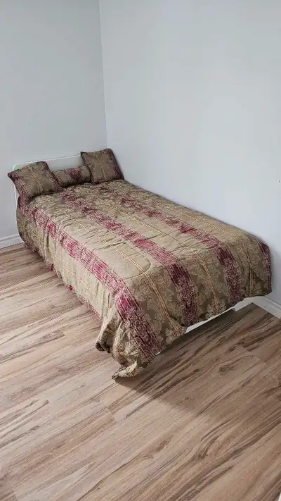 Twin bed and Mattress white, View more
