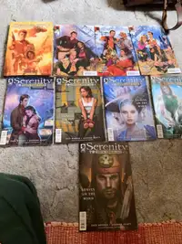 Collection of 8 serenity / firefly comics and 1 graphic novel