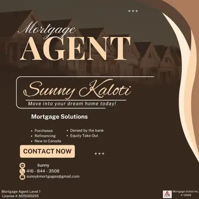 Mortgage Agent - Purchase, Renewal, Refinance, Equity take out., View more