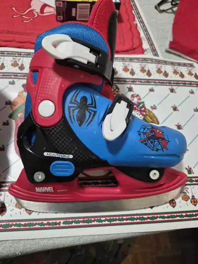 child adjusting skate , View more