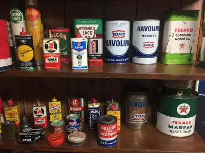 OIL TINS $5-$20 TEXT RYAN (204)781-2890, View more