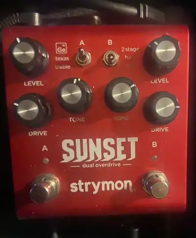 Strymon Sunset dual overdrive, View more