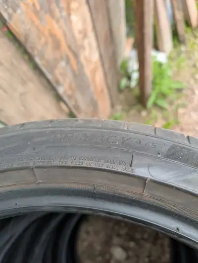 I am selling a set of four Michelin primacy a/s tires, size 225/40R18 300 obo
