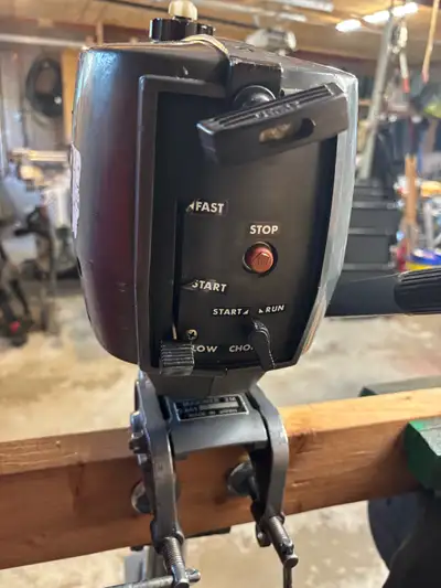 2 HP Mariner Two Stroke water Cool Motor, had it since brand new used it Two times and I just could...