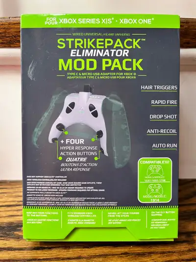 Get the edge in your gaming with this Collective Minds StrikePack Eliminator Mod Pack for Xbox Serie...