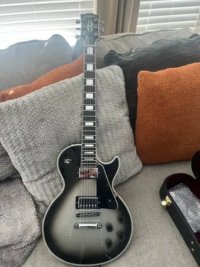 Gibson Les Paul custom silverburst, View more
