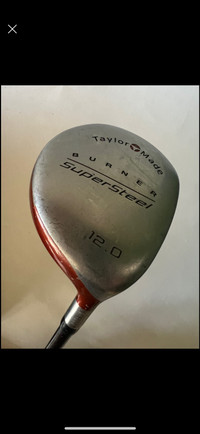 Taylor Made Golf  Club RH Driver Burner Supersteel 12.0 Golfing 