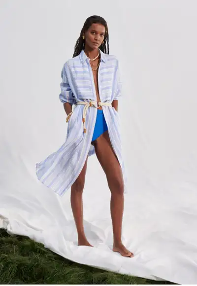 Lemlem x H&M 100% Linen Dress, View more