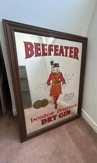 Beefeater Gin Advertising Mirror, View more