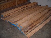 Rough sawn Maple lumber