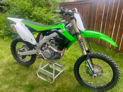 2013 KX450F. New plastic, forks were just serviced, tires in excellent shape, FMF exhaust. This bike...