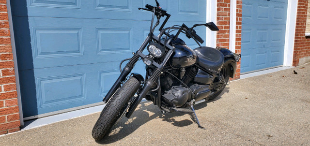 Custom Blackout Yamaha vstar1100 cruiser motorcycle in Street, Cruisers & Choppers in Oakville / Halton Region - Image 2