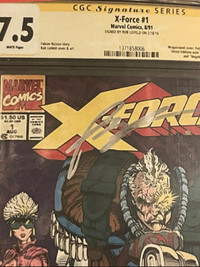 X-force CGC 7.5 signed by Rob Liefeld $150