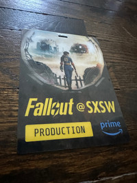 AMAZON PRIME FALLOUT @ SXSW EVENT PARTY PASSES LAMINATES 