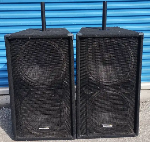 Community XP509 - Dual 15" passive high output subwoofers in Other in City of Toronto - Image 4