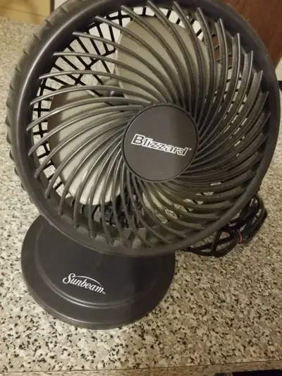 Fan , Sunbeam -Blizzard , 9 inches diameter , View more