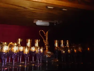 drinking glasses from murano, italy, View more