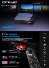 Formuler Z10 Pro 4K/HD Android OTT Media Streamer 2GB DDR4 16GB