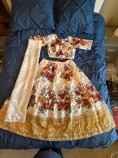 Floral Lehenga Choli Set, View more