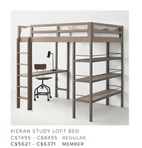 Restoration Hardware Loft Bed + Lower bed (MSRP $8495+)