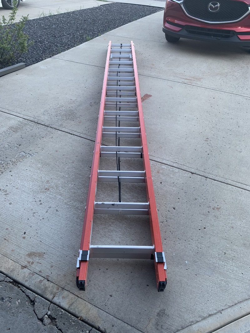 Werner 28ft Fibreglass 300lb extension ladder Ladders & Scaffolding