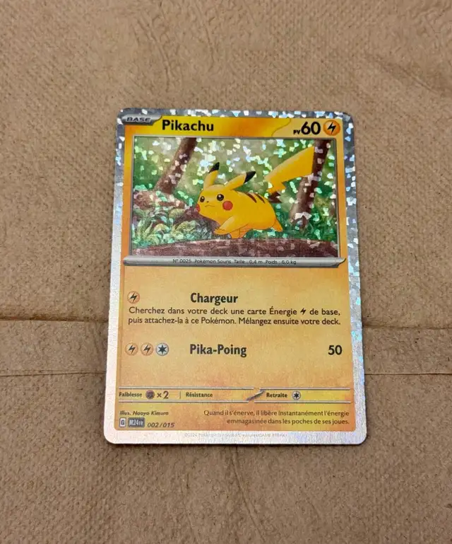 PIKACHU - McDonald's Promo 002/015 M24 FR Happy Meal Holo Foil P in Arts & Collectibles in Longueuil / South Shore - Image 2