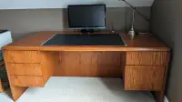 Desk - 6 foot solid oak