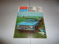 1969 Dodge/Fargo Light Duty Trucks Brochure. Can Mail in Canada