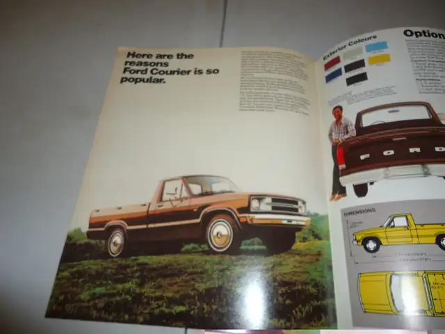 1982 Ford Courier Dealer Sales Brochure. Can Mail in Canada in Arts & Collectibles in Belleville - Image 3
