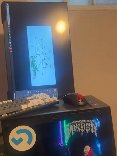 Custom Gaming PC + 27’”QHD Monitor, View more