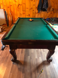 Dufferin Pool Table 5 X 10 Excellence Condition $3400