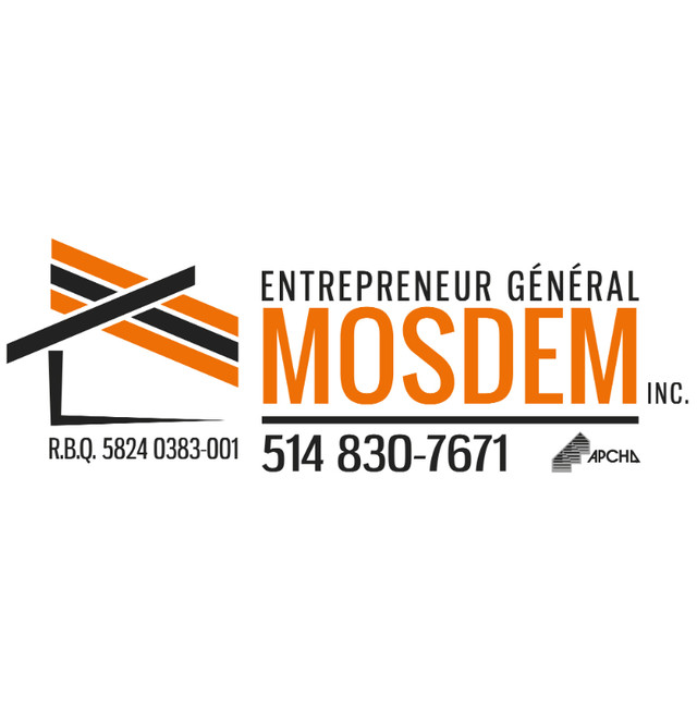 Rénovation de tout genres, MOSDEM Inc dans Rénovation, construction et main d'oeuvre  à Ville de Montréal